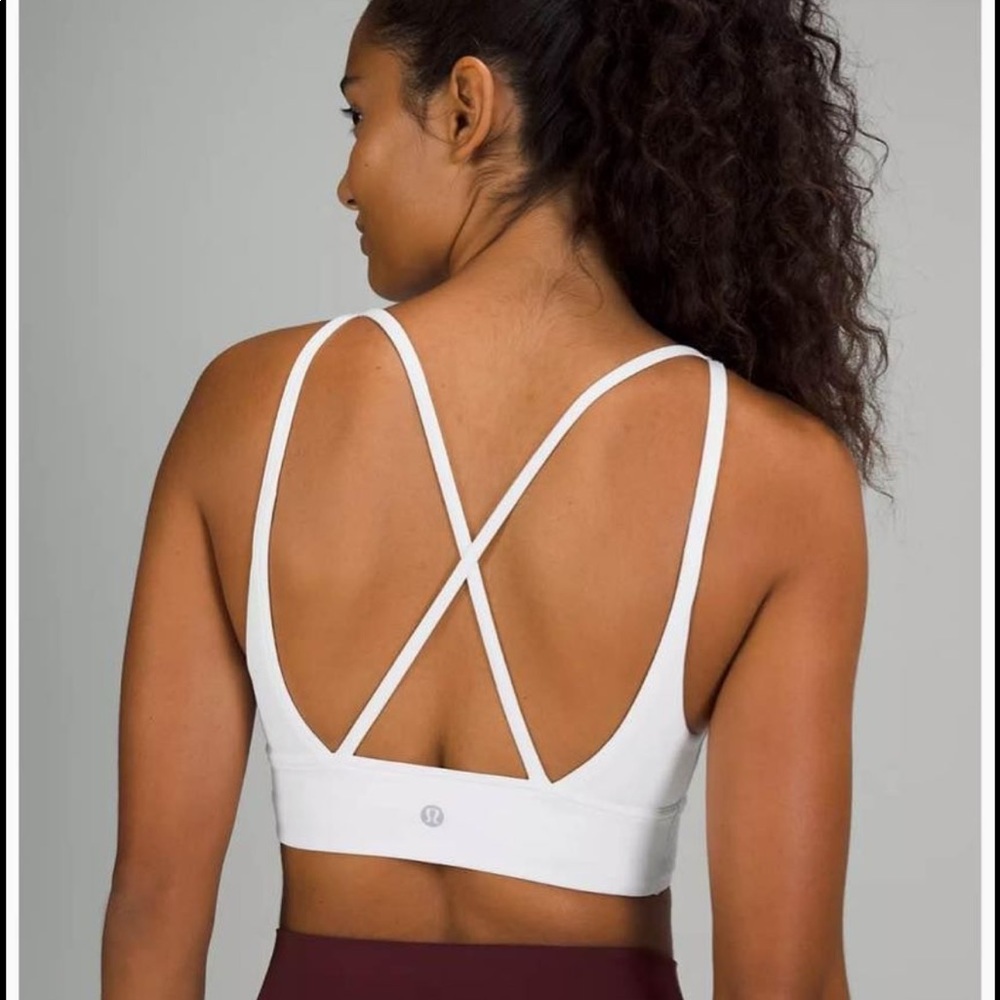 💙 LULULEMON. - BNWOT In Alignment Longline - Size 2, Ocean Air - Picture 4 of 7